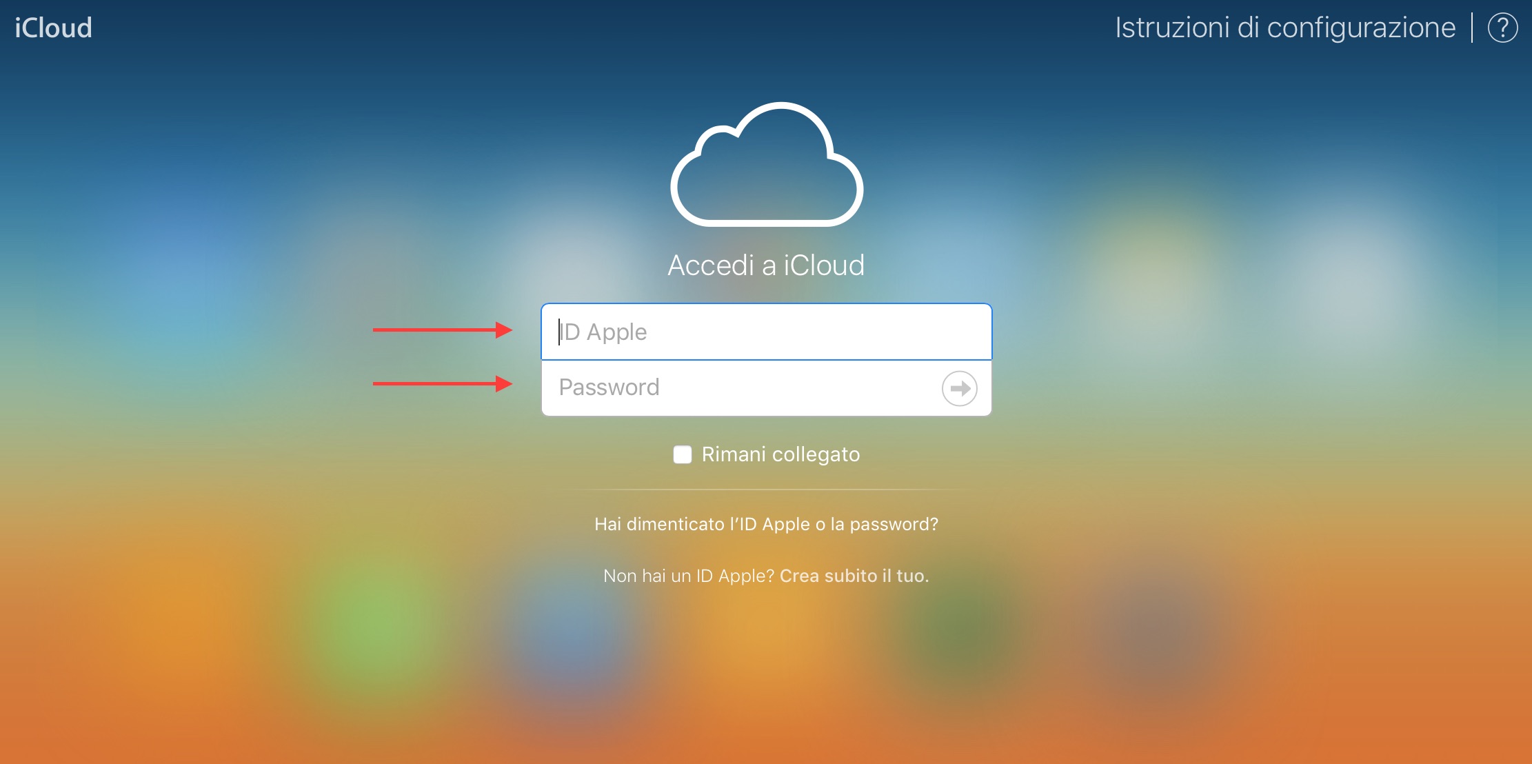 rimozione dispositivo icloud vorticeblu 1