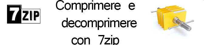 Compressione e decompressione dei file (7zip)