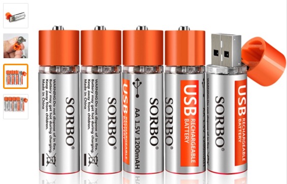 Le migliori batterie ricaricabili sono le SORBO!