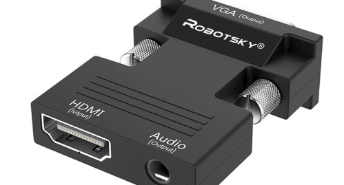ShopOnline: Utilissimo Adattatore da HDMI a VGA con uscita audio Analogica
