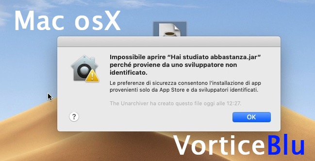 Mac osX – Sviluppatore non identificato, come avviare le applicazioni sconosciute nel nostro Mac!