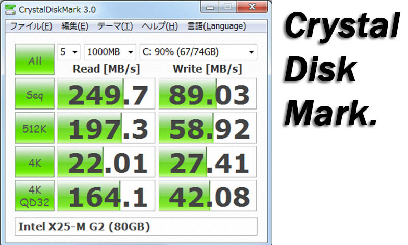 CrystalDiskMark – controlla le prestazioni delle tue memorie del PC.