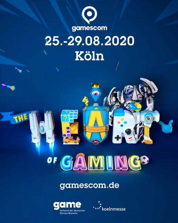 Prossimo Gamescom: 26–29.08.2020