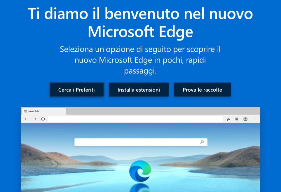 Un nuovo Microsoft Edge: Il vecchio internet explorer continua a evolversi