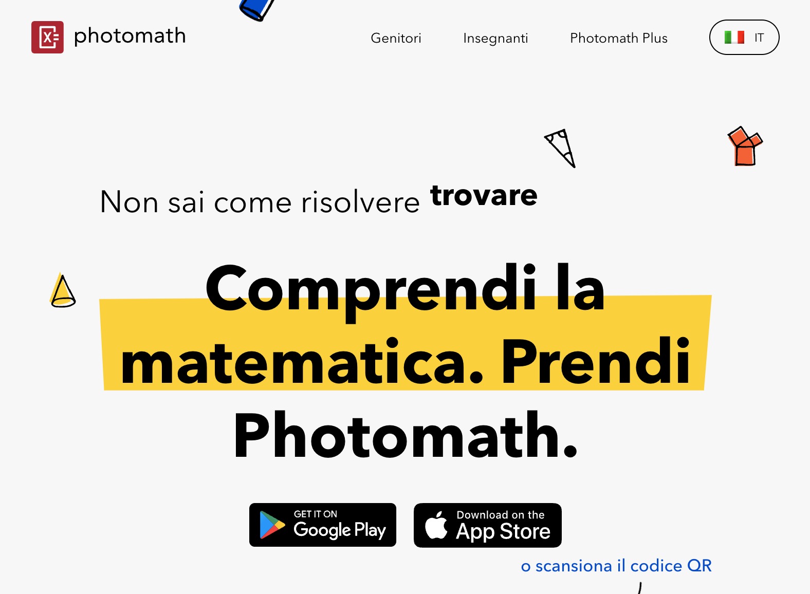 Photomath l’app che risolve i problemi matematici